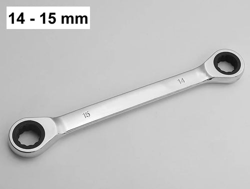 Double Head Ring Ratchet Wrench 8/9/10/11/12/13/14/15/16/17/18/19mm