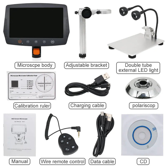 1000X Digital Microscope for Soldering, Phone Repair, and Electronic Video Inspection