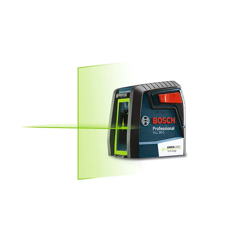 BOSCH Nivel Láser GLL30G Vertical Horizontal Luz Verde Alto 