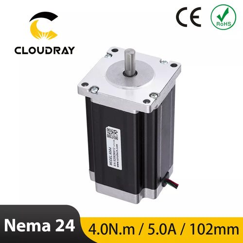 Nema 24 2-Phase Stepper Motor - 60mm, 0.4N.m, 5A, 4-Lead