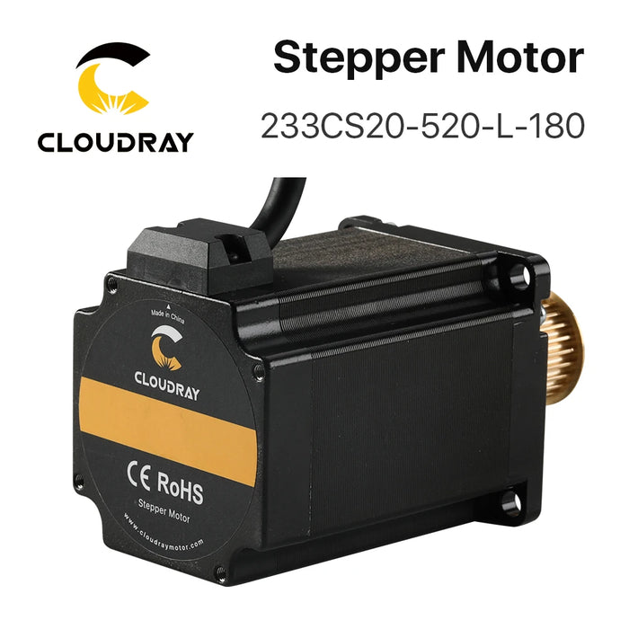 Cloudray Nema 23 Stepper Motor – 3 Phase, 2.0N.m, 5.2A, with Gear