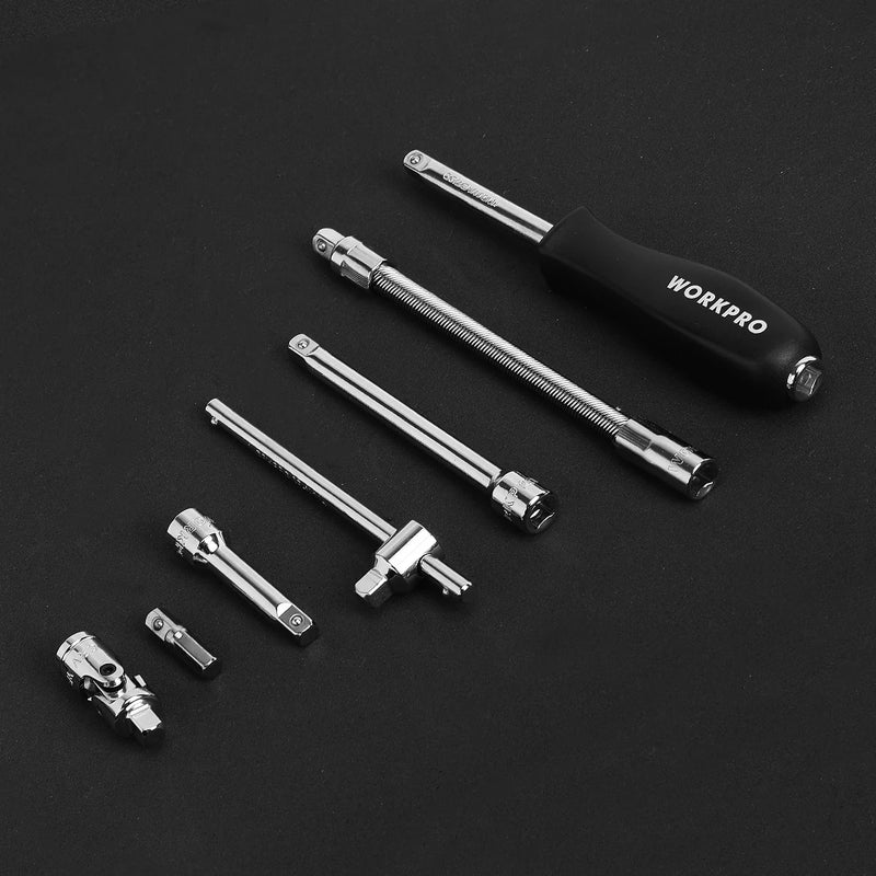 WORKPRO 46-Piece Tool Set – Home &amp; Car Repair Kit