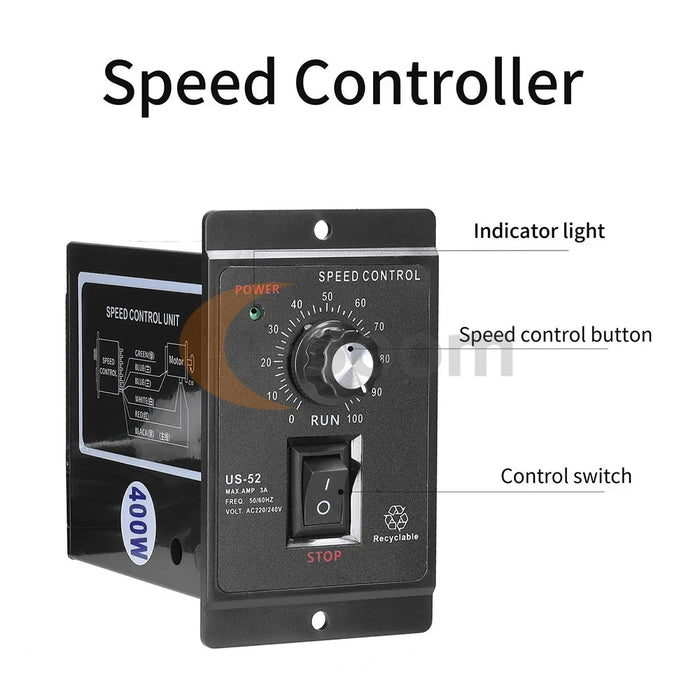 AC 220V 400W Motor Speed Controller