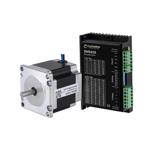 Motor Paso a Paso Cloudray Nema 23 0.9Nm 2.8A 55mm y 1.0A-5.0A 18-50VDC 