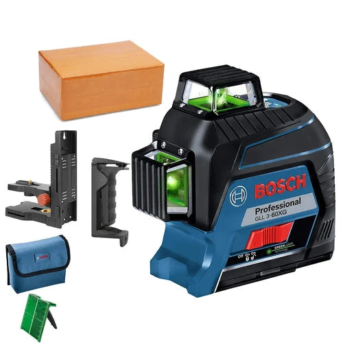 Bosch Laser Level 12 Line Green Vertikal- und Horizontalmesswerkzeug 