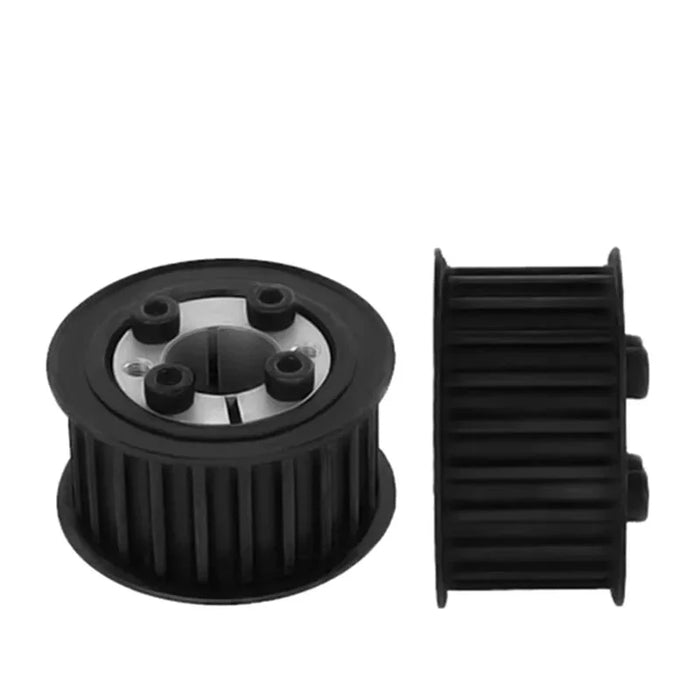 28T 30T HTD8M Timing Pulley With Keyless Bushing (8mm-32mm Bore)