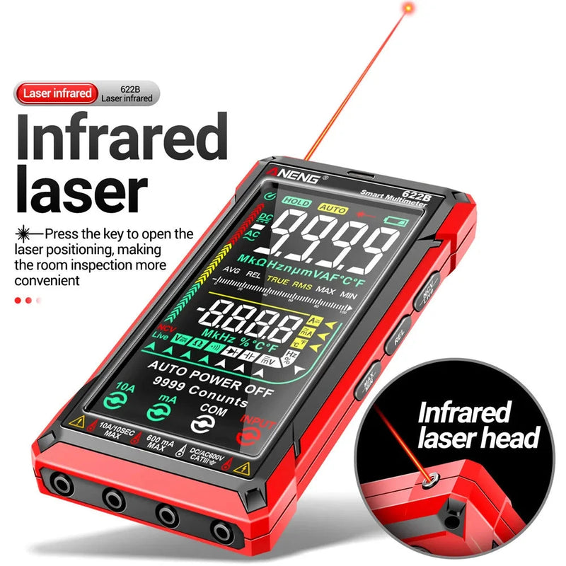 Digital Smart Multimeter with Laser Lamp