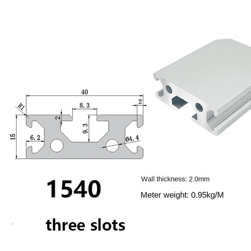 1515 1030 Industrielle Aluminiumprofile Europäischer Standard 