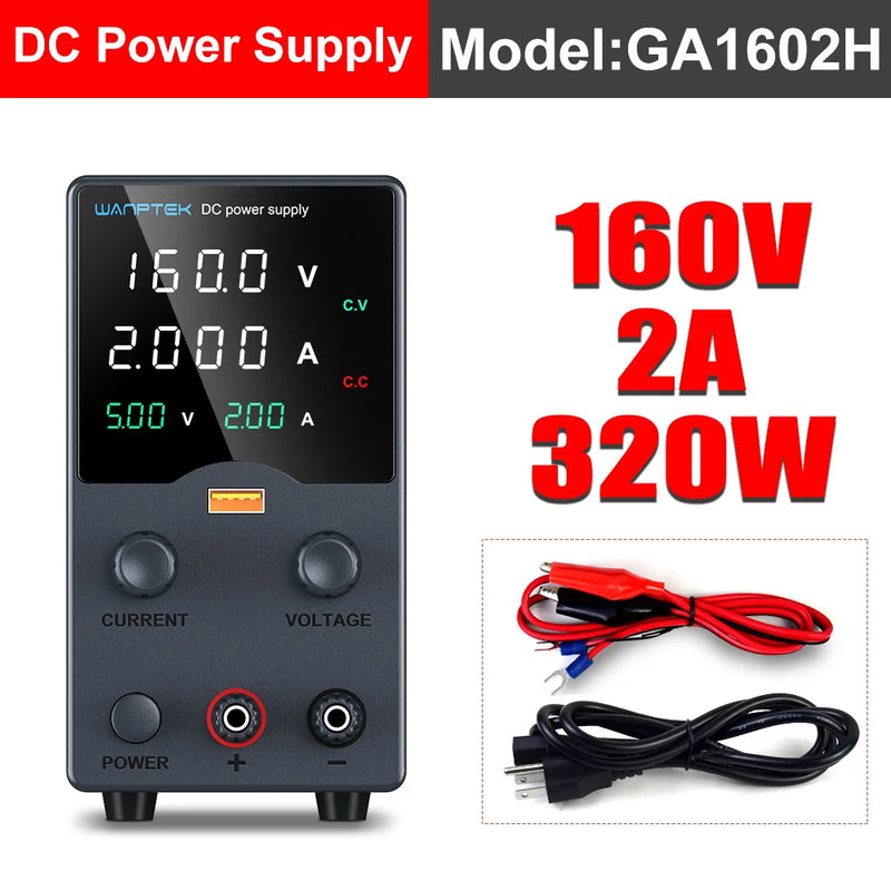 Adjustable DC Bench Power Supply 30V 5A–10A USB Display Lab Voltage Regulator (GA3010H / DPS3010U)