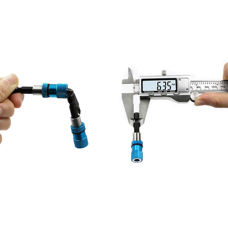 Vástago hexagonal Profundidad del tornillo Portapuntas de destornillador magnético Hex de 1/4 de pulgada 