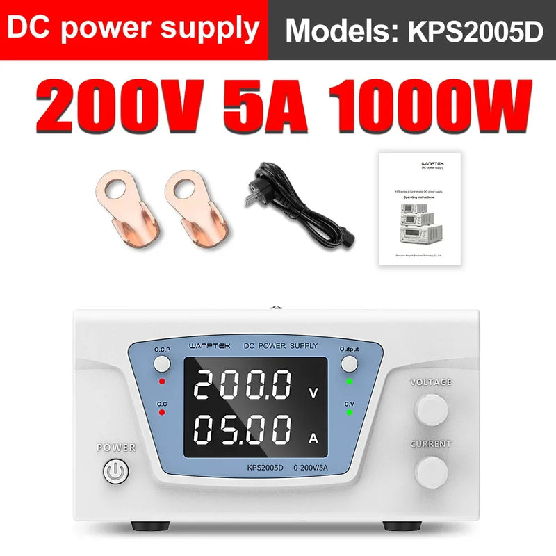 Programmable DC Bench Power Supply RS232/RS485 30V–300V Automatic Voltage Regulator KPS Series