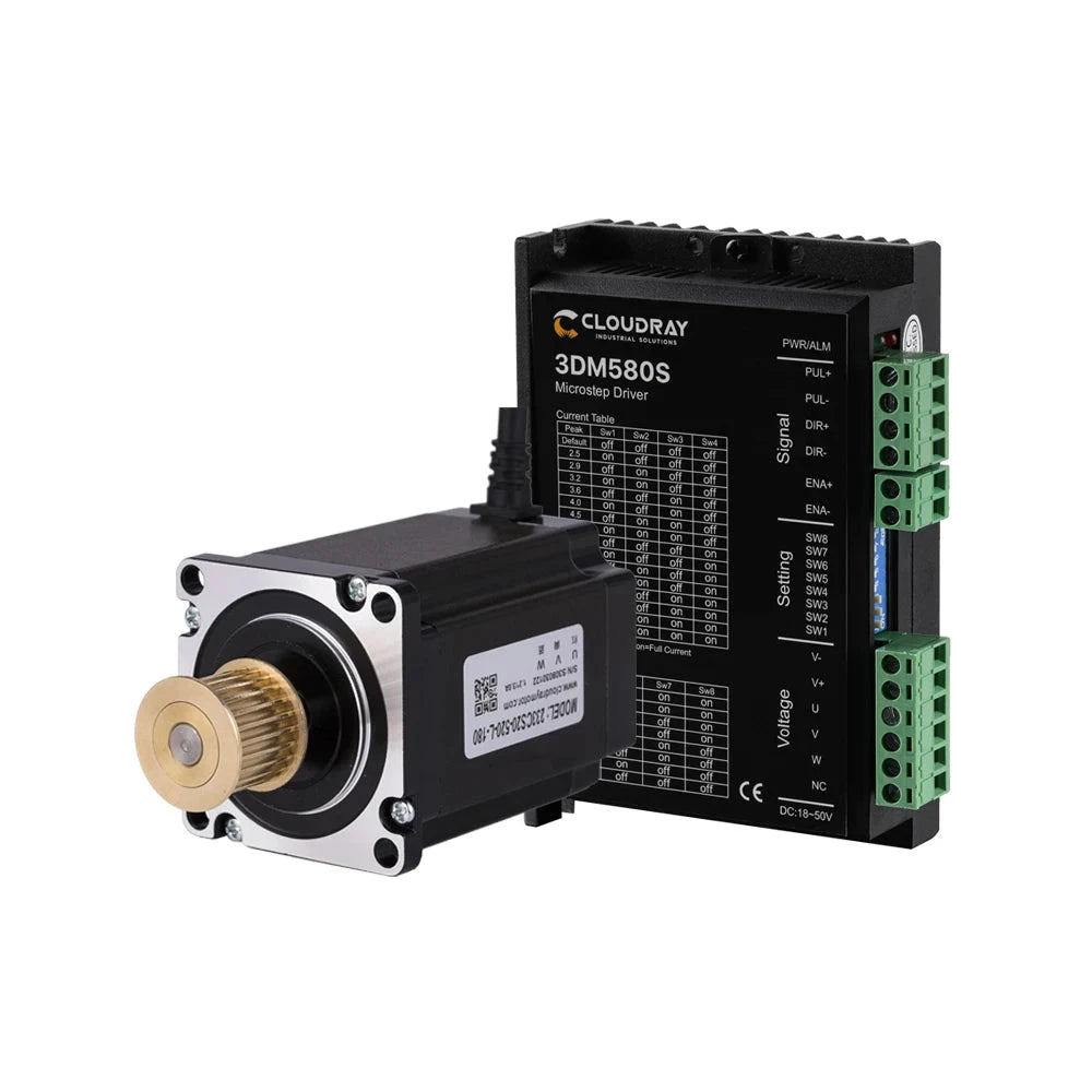 Cloudray Nema 23 Stepper Motor Driver Kit – 3 Phase 0,9/2N.m — TechGoZone
