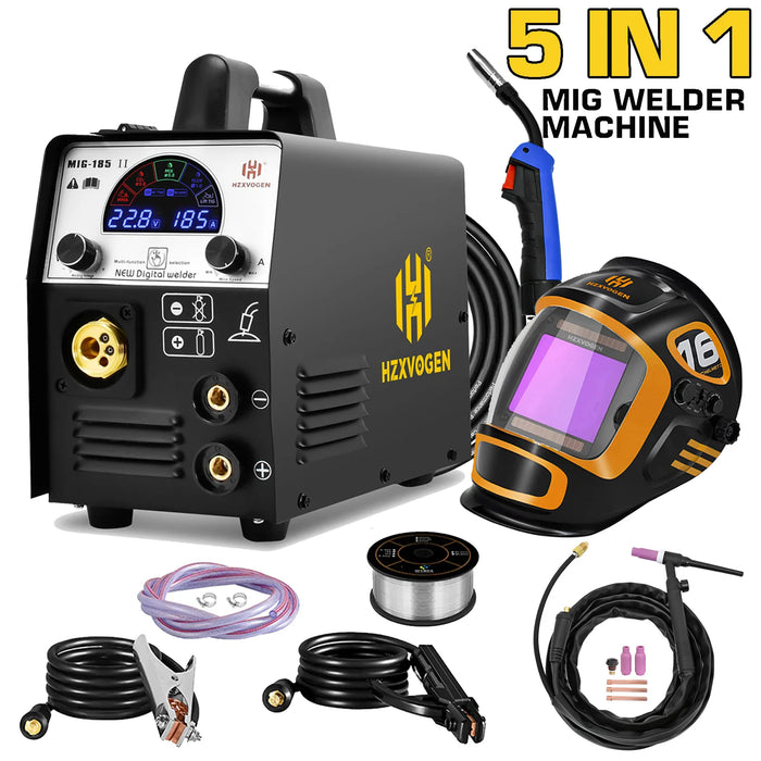 5 in 1 MIG Semi-Automatic Welding Machine MIG185II IGBT