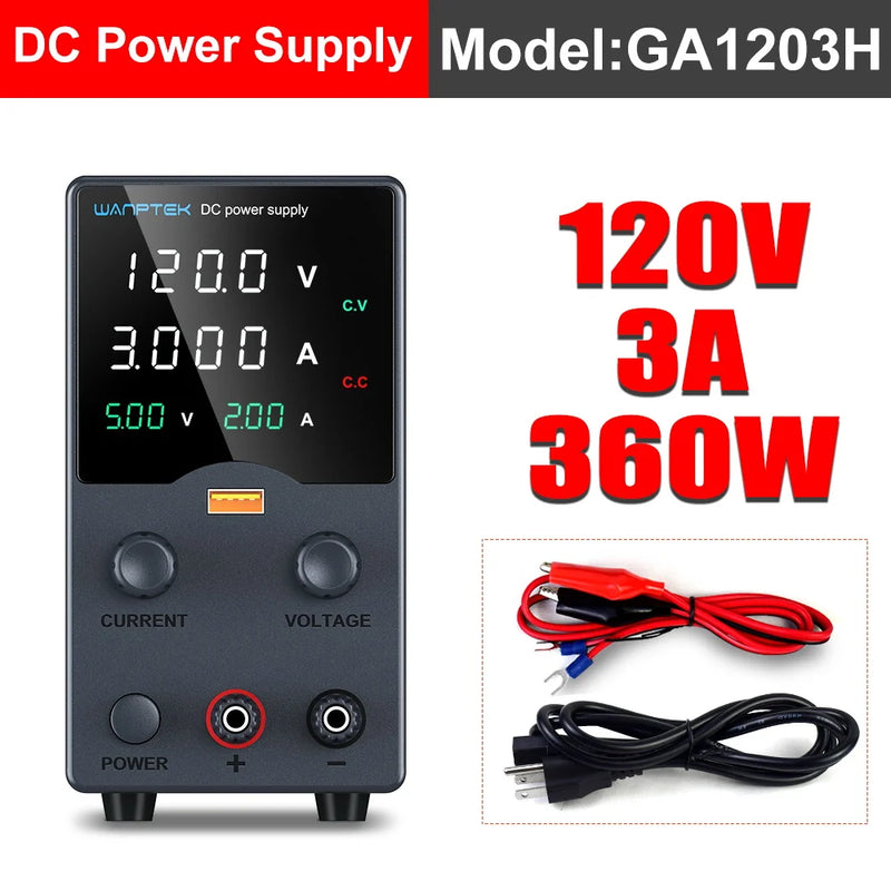 Adjustable DC Bench Power Supply 30V 5A–10A USB Display Lab Voltage Regulator (GA3010H / DPS3010U)