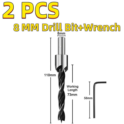 Countersink Drill Bit Set – Reamer, Woodworking Chamfer, and Counterbore Pilot