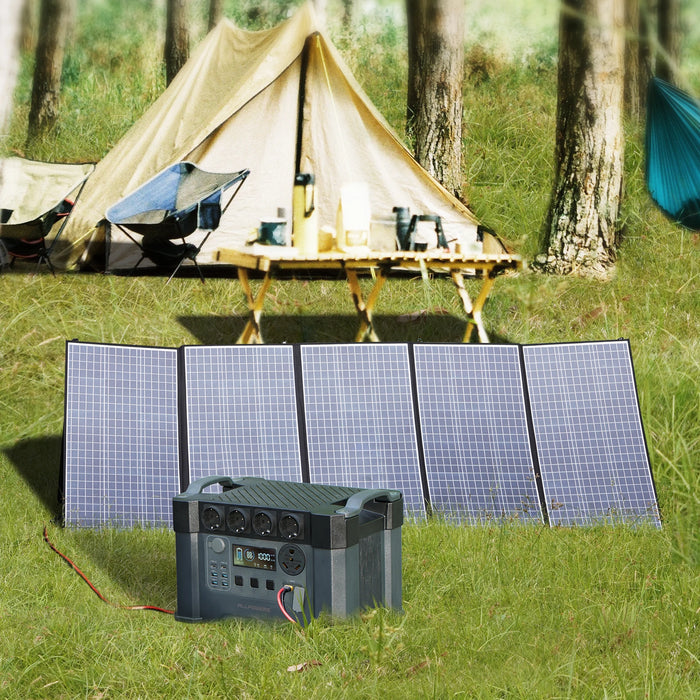 ALLPOWERS Solar Generator S2000 Pro with 400W Solar Panel, 4 x 2400W