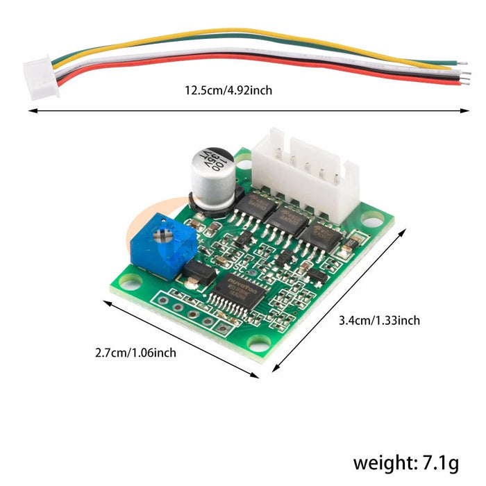 DC 6-20V 60W Brushless Motor Controller - X10 Three-Phase BLDC