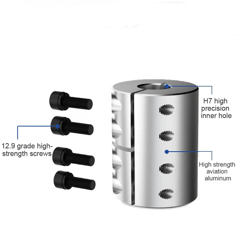 Alto integral del acoplamiento rígido del eje del codificador de aluminio D20L30 