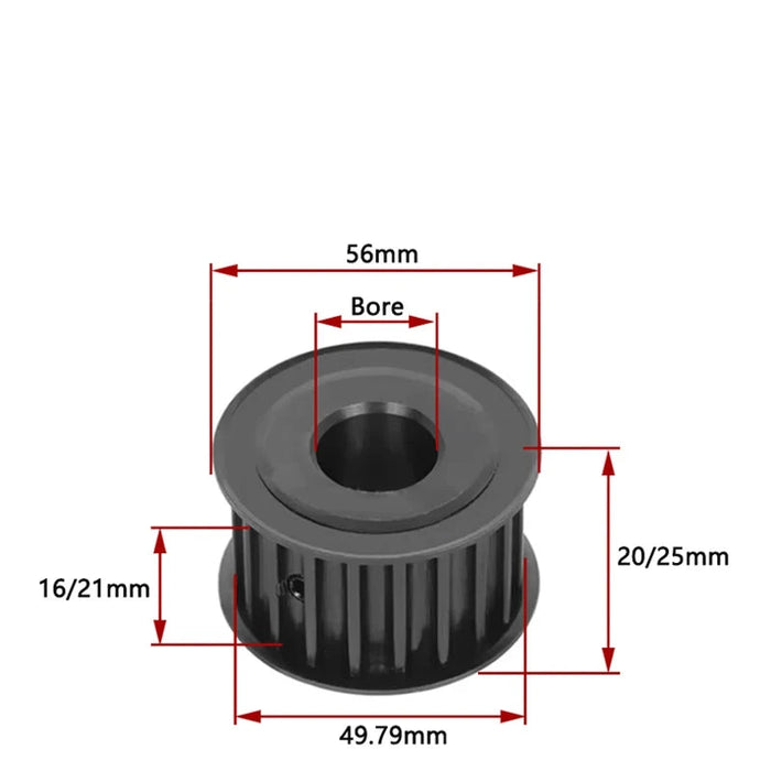 HTD5M 32 Teeth 45# Steel Timing Pulley – HTD 5M 32T Synchronous Wheel