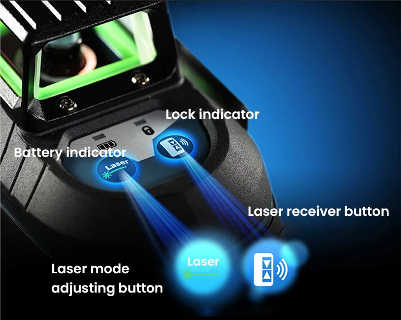 Bosch GLL 3-60 XG 3D Green Laser Level 12 Lines 3 × 360°