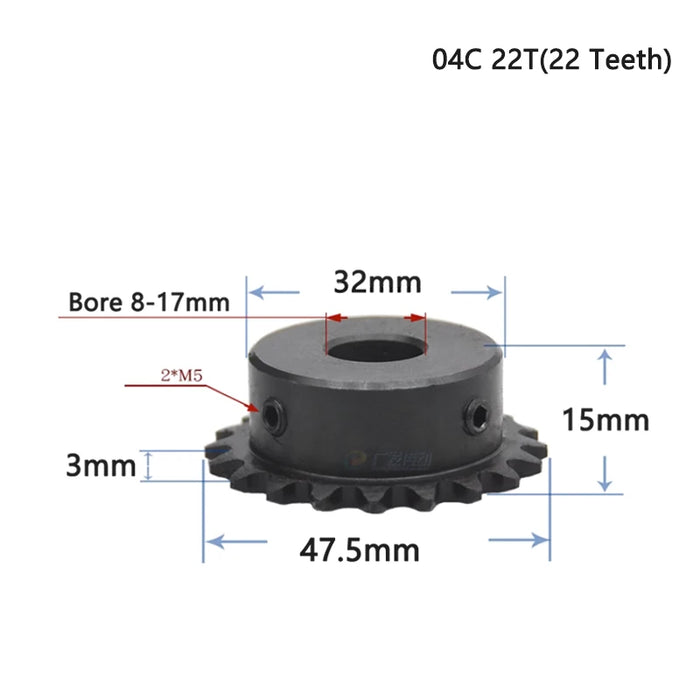 22T 04C Sprockets for Roller Chain