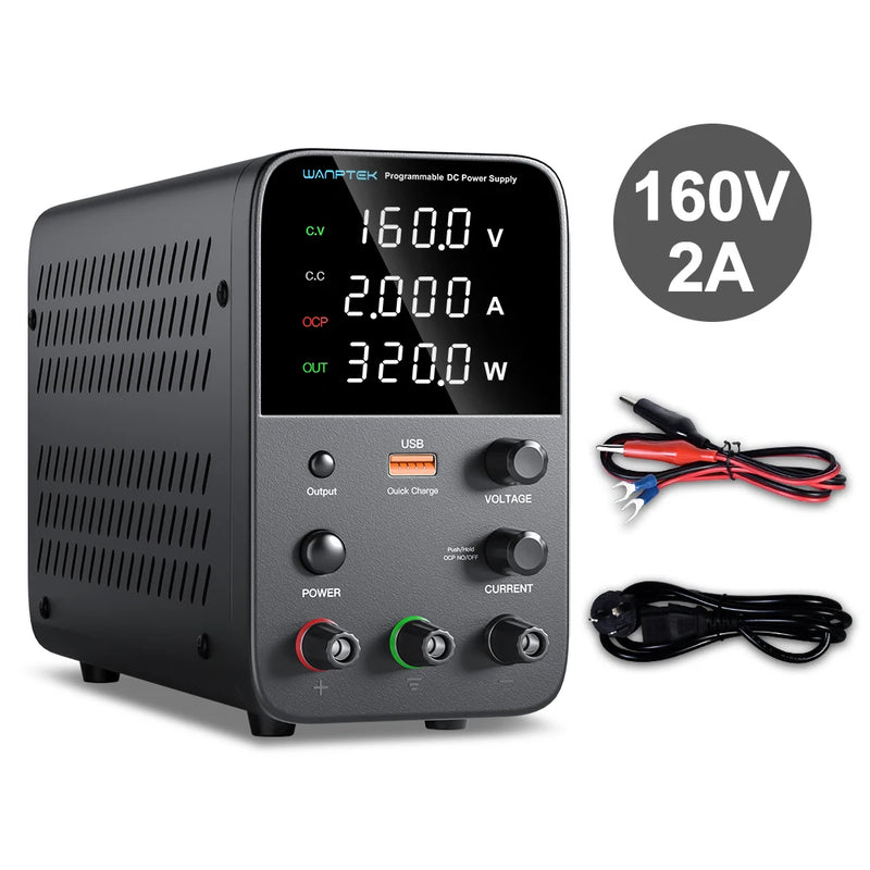 Adjustable DC Bench Power Supply 30V–160V Encoder & Memory Control Lab Voltage Regulator (APS / WPS / NPS Series)