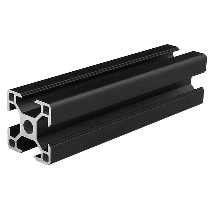 Black Modular Aluminum Profile System – Available in 20x20, 20x20N2, 20x20R, 20x40, 20x60, 30x30, 30x30N2