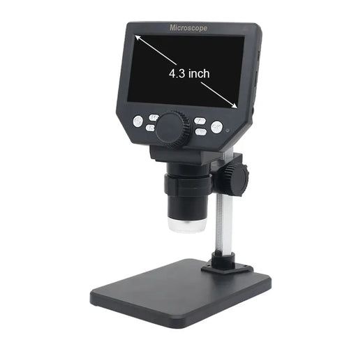 1000X Digital Microscope with 5.5 or 4.3 Inch Display for Electronic Repair, Jewelry Identification, and PCB Inspection