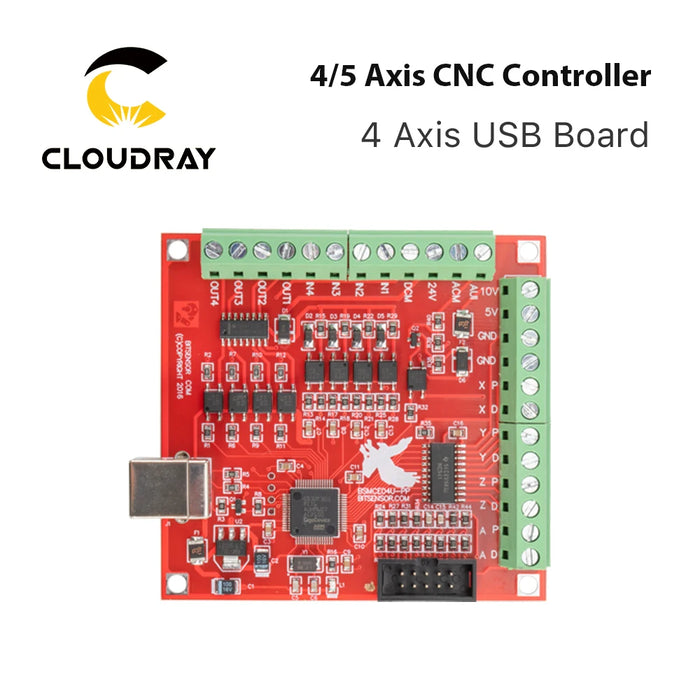 Cloudray CNC Controller Board 4 Axis USB Board/ 5 Axis LPT DB25 Board