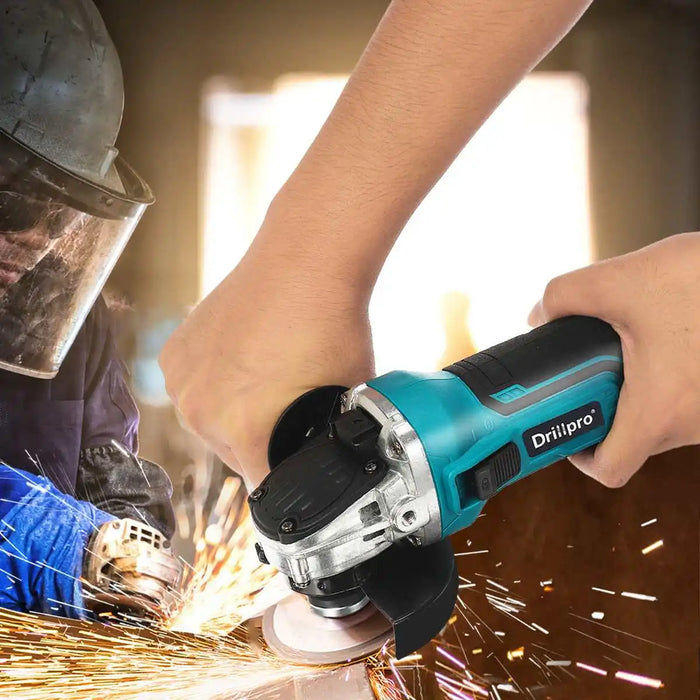 Drillpro For Makita 18V Battery 100/ 125mm Brushless Cordless Angle