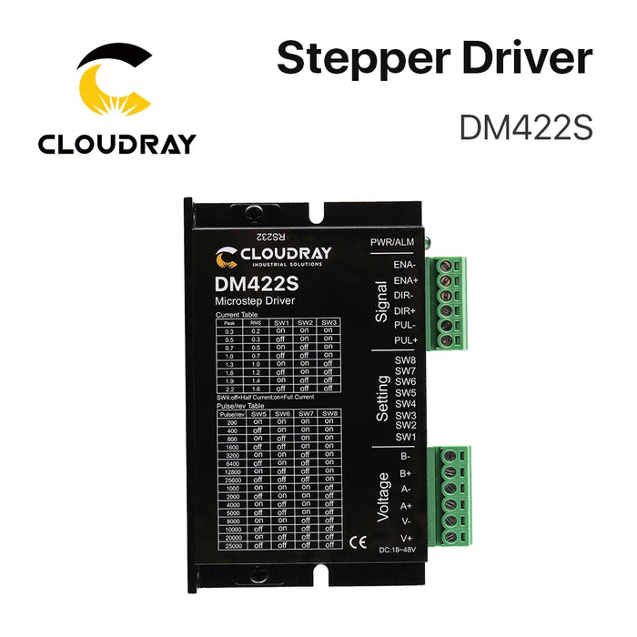 Nema 17 2-Phase Stepper Motor Driver DM422S - 18-48V DC Output