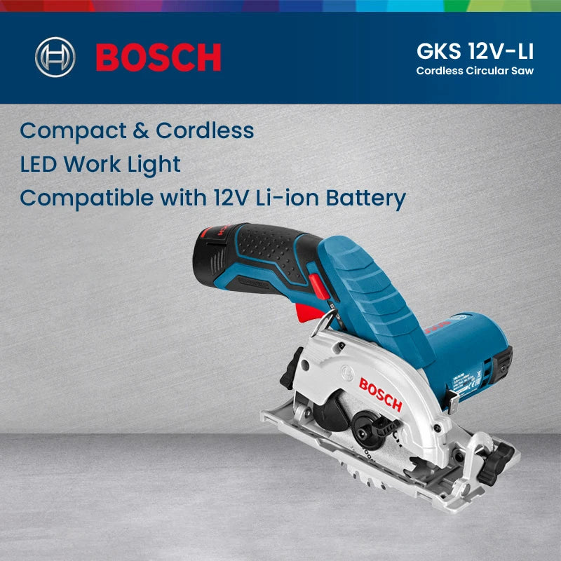 Sierra circular inalámbrica Bosch Professional 12V System GKS 12V-LI