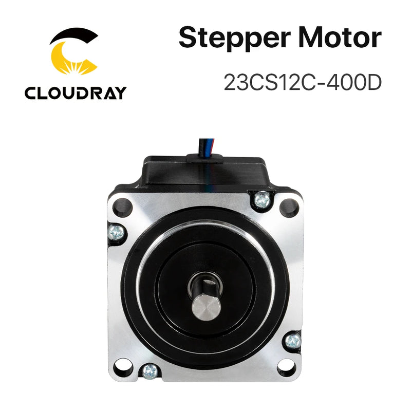 Motor paso a paso Nema 23 de Cloudray, 55 mm, 1,3 Nm, 4,0 A, doble eje, 2 fases 