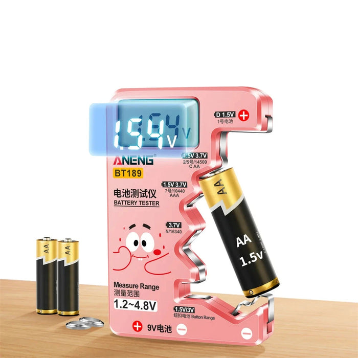 BT189 Universal LCD Battery Tester