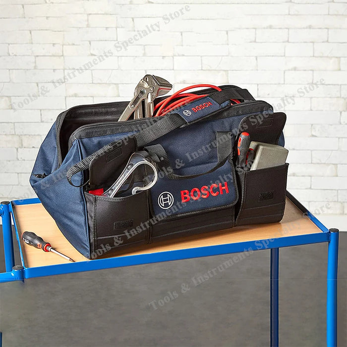 Bosch Professional Werkzeugtasche – mittelgroße tragbare Multifunktions-Leinwand 