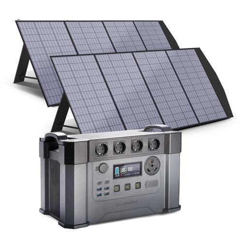 ALLPOWERS Fuente de alimentación de almacenamiento de energía portátil 1500Wh 2400W Emergencia 