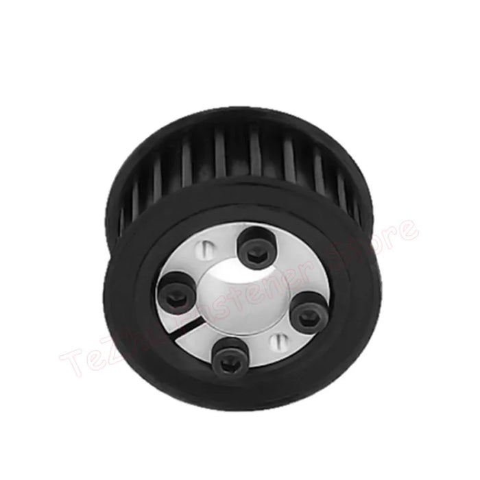 HTD8M Timing Pulley with Keyless Bushing – 18T/19T