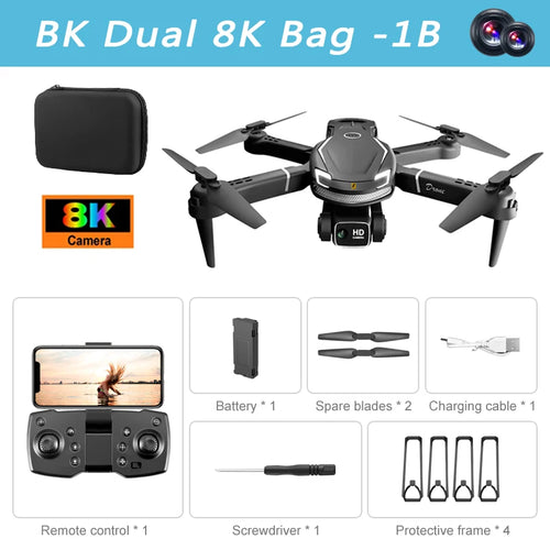 V88 Drone 8K Professional HD Aerial Dual-Camera Omnidirectional