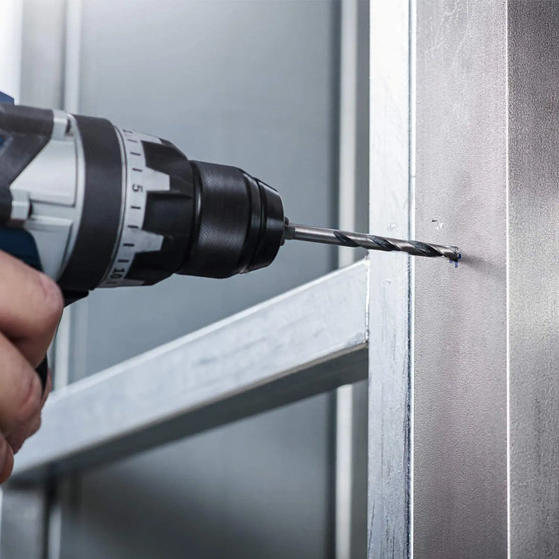 Bosch Professional Juego de brocas hexagonales PointTeQ para metal, 10 piezas 