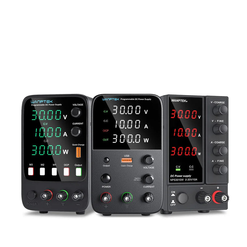 Adjustable DC Bench Power Supply 30V–160V Encoder & Memory Control Lab Voltage Regulator (APS / WPS / NPS Series)