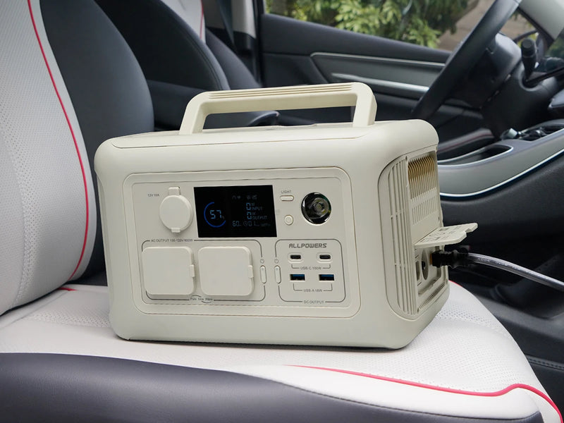 R600 600W Solar Generator Kit 299Wh – Portable Power Station with 100W Foldable Solar Panel