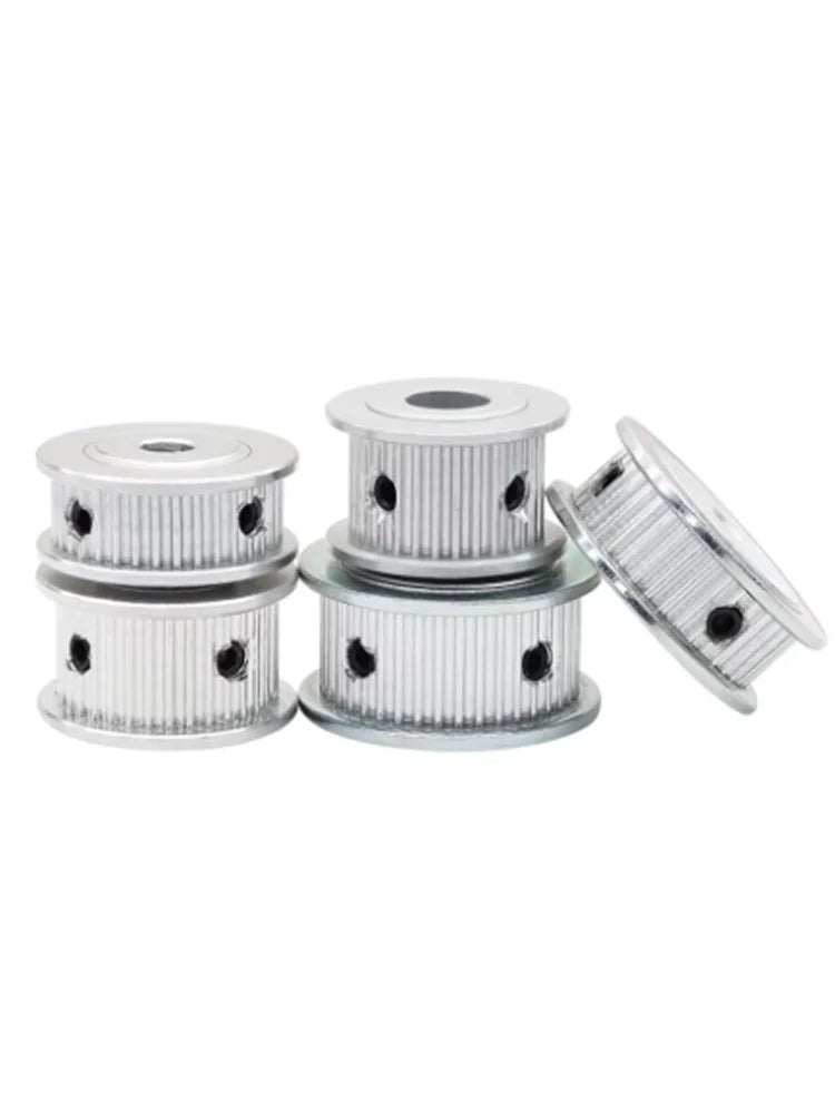 2GT / GT2 Timing Pulley – 60T / 70T / 72T / 80T, Bore 4–30 mm, Aluminum, for 6/10 mm Belts