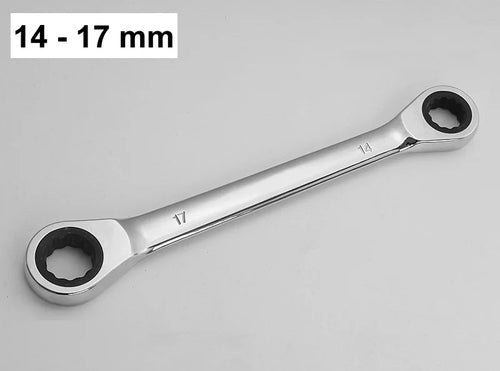 Double Head Ring Ratchet Wrench 8/9/10/11/12/13/14/15/16/17/18/19mm