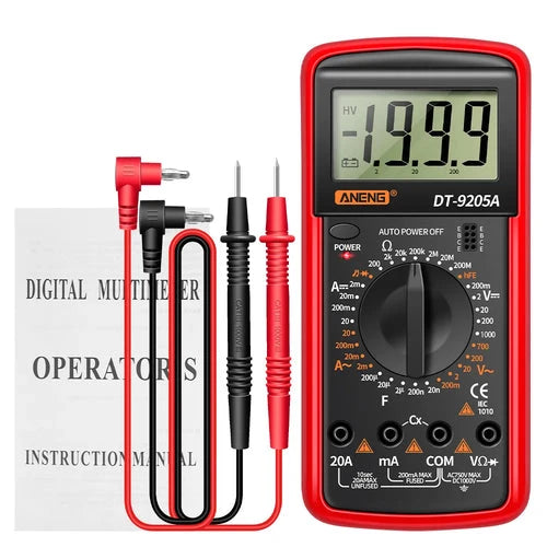 DT9205A Digital Multimeter with LCD Display