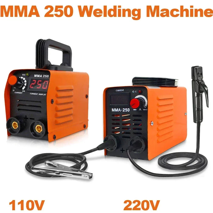 Portable ZX7 250A MMA Arc Welder Inverter Welding Machine 110V/220V