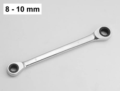 Double Head Ring Ratchet Wrench 8/9/10/11/12/13/14/15/16/17/18/19mm