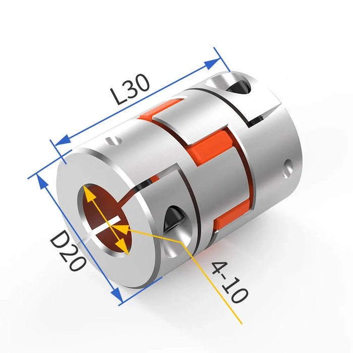 D20L30 Premium Aluminum Shaft Coupling – Ideal for DIY &amp; Professional Projects