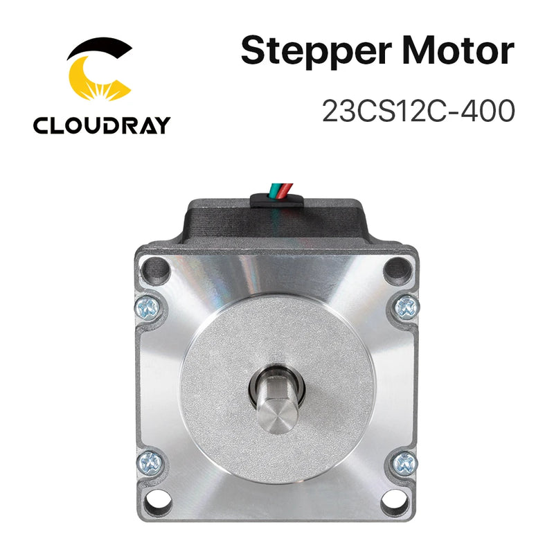 Motor paso a paso Cloudray Nema 23 1,3 Nm 4,0 A 55 mm de longitud con eje de 8 mm 