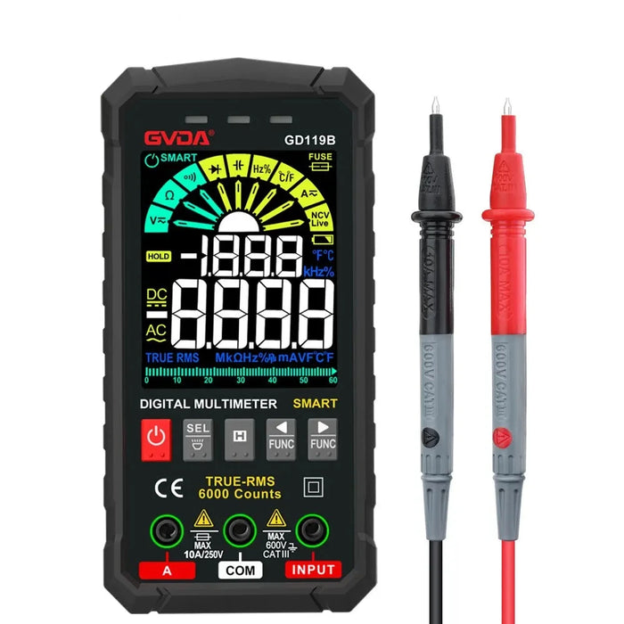 NEW Generation 600V Digital Multimeter Ture RMS AC DC NCV Smart