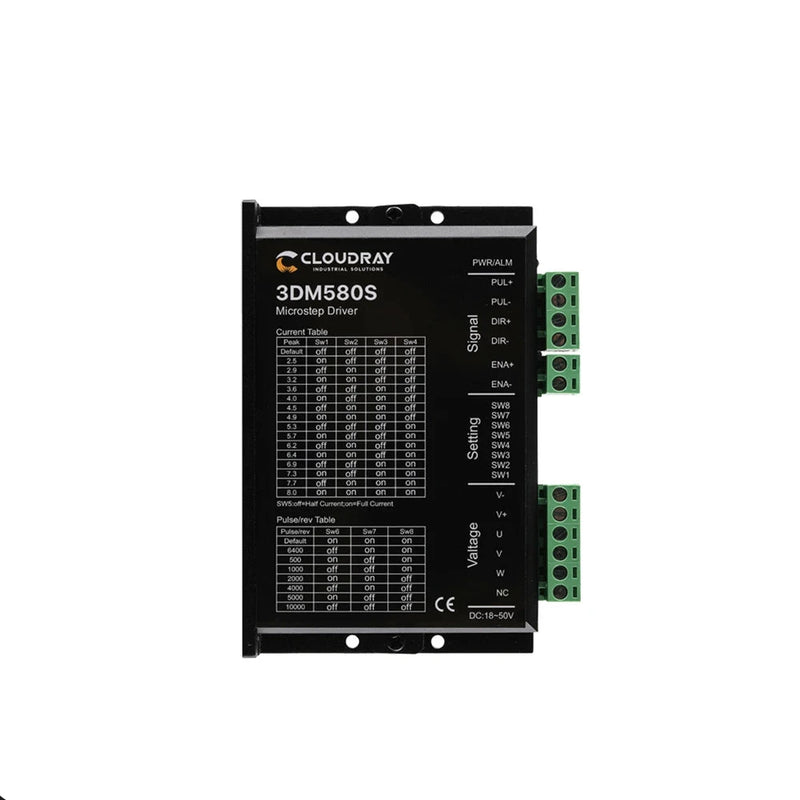 Controlador paso a paso trifásico Cloudray 3DM580S 24-50 V CC para paso Nema 23